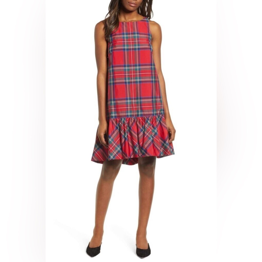 Vineyard Vines Red Plaid Dress
